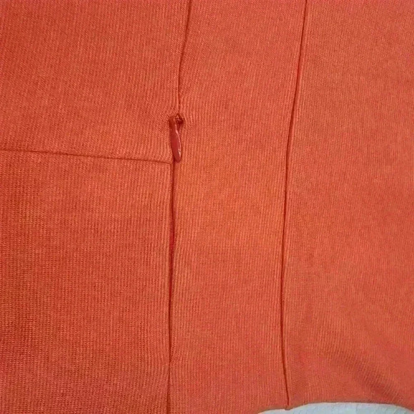 Toad & Co Dress Womans Large Orange Pockets Tencel Cotton Athleisure Sports - Picture 14 of 14